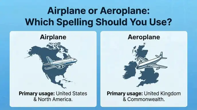 Airplane or Aeroplane : Which Spelling Should You Use?