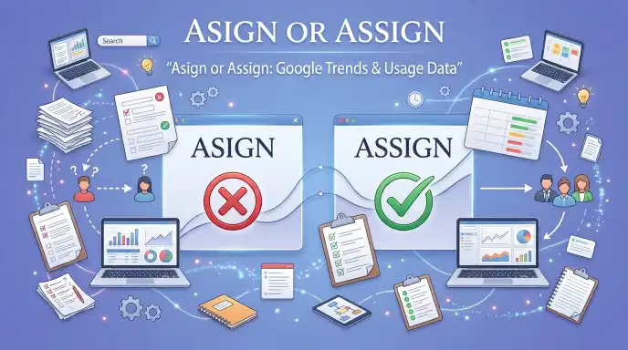 Asign or Assign : Google Trends & Usage Data