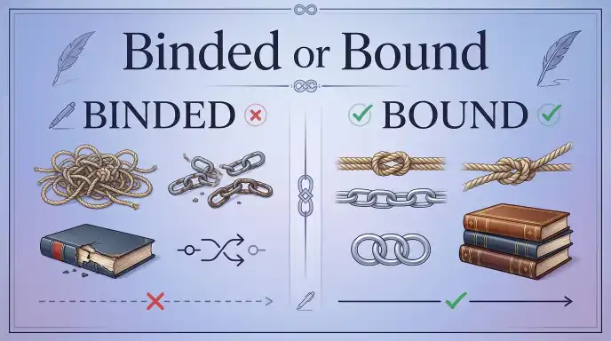 Binded or Bound