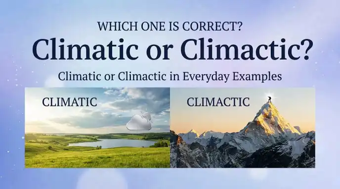 Climatic or Climactic in Everyday Examples