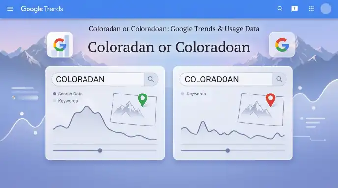 Coloradan or Coloradoan : Google Trends & Usage Data