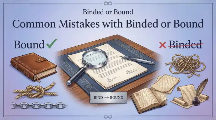 Common Mistakes with Binded or Bound