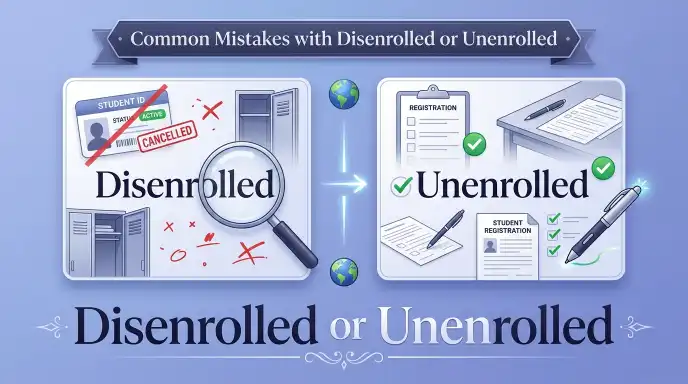 Common Mistakes with Disenrolled or Unenrolled