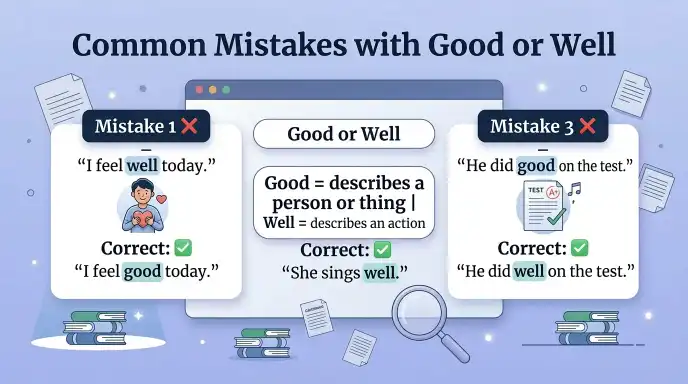 Common Mistakes with Good or Well