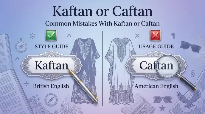 Common Mistakes With Kaftan or Caftan