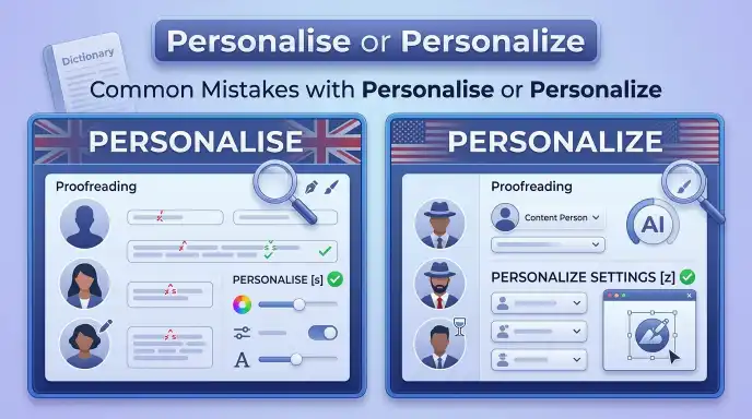 Common Mistakes with Personalise or Personalize