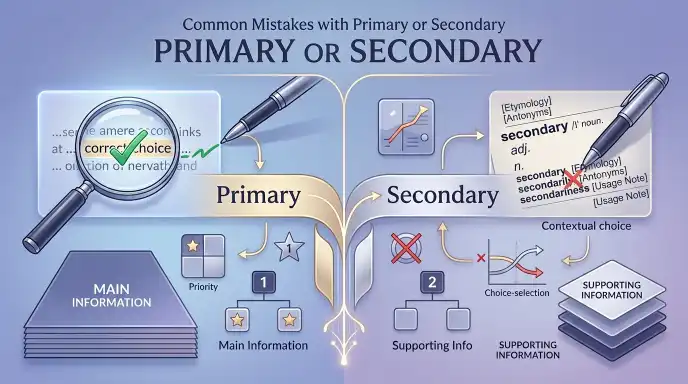 Common Mistakes with Primary or Secondary