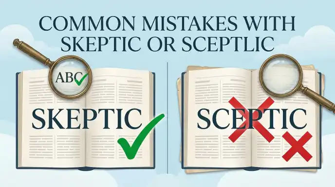 Common Mistakes with Skeptic or Sceptic