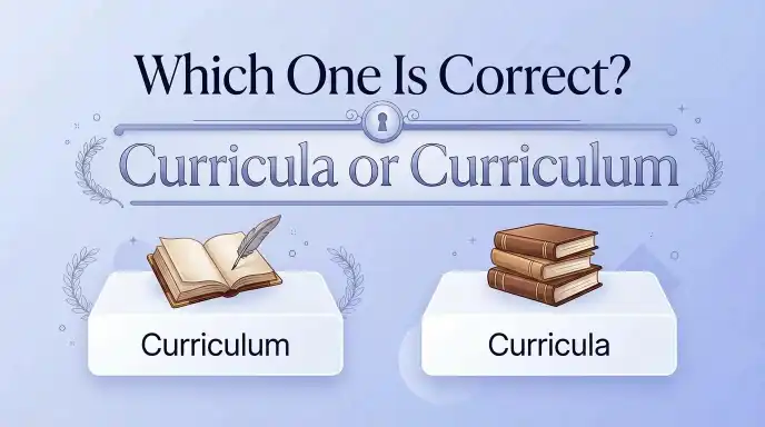 Curricula or Curriculum