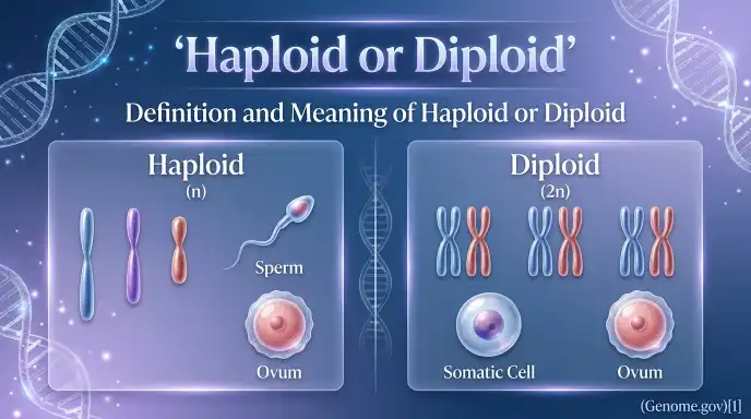 Definition and Meaning of Haploid or Diploid