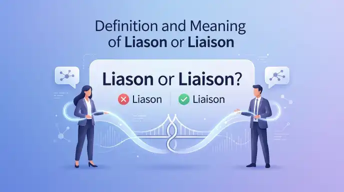 Definition and Meaning of Liason or Liaison