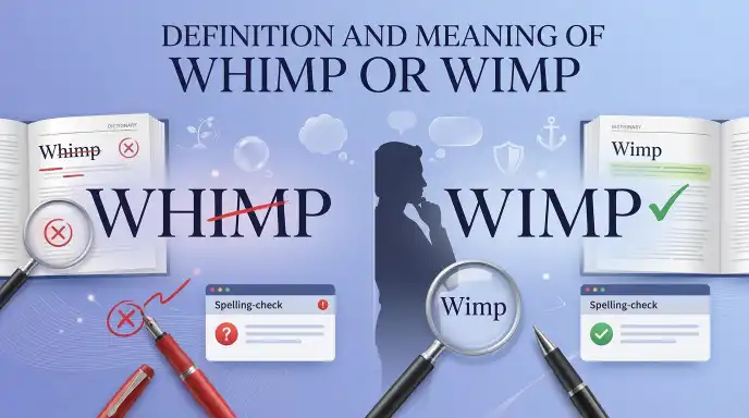 Definition and Meaning of Whimp or Wimp