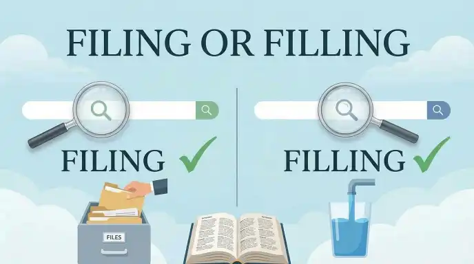 Filing or Filling