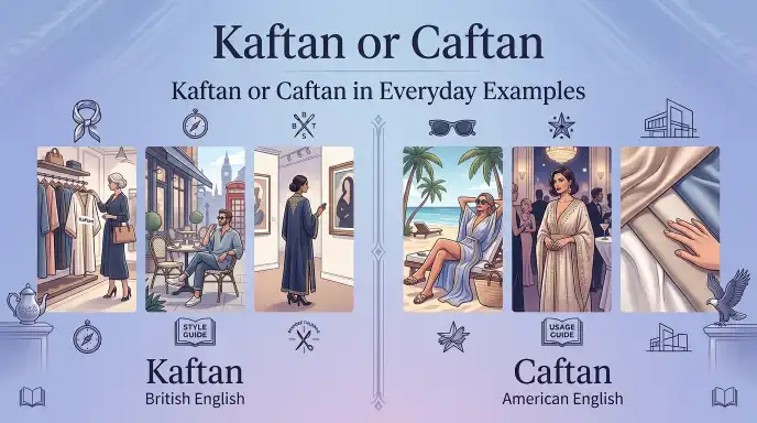 Kaftan or Caftan in Everyday Examples