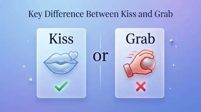 Key Difference Between Kiss and Grab