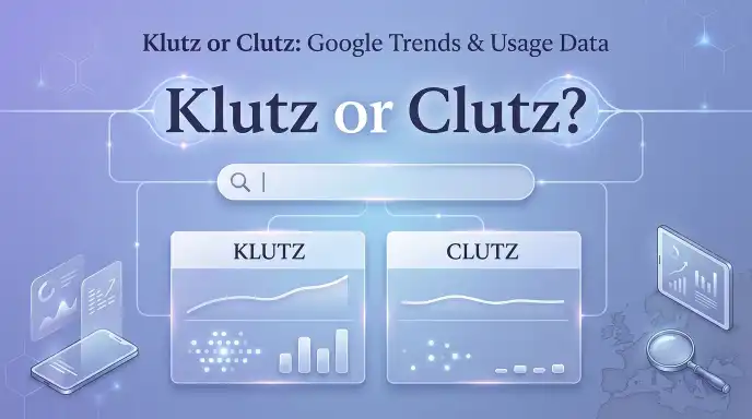 Klutz or Clutz : Google Trends & Usage Data
