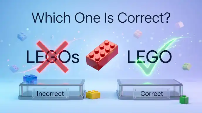 Lego or Legos?