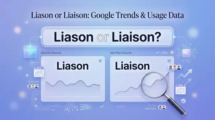 Liason or Liaison : Google Trends & Usage Data