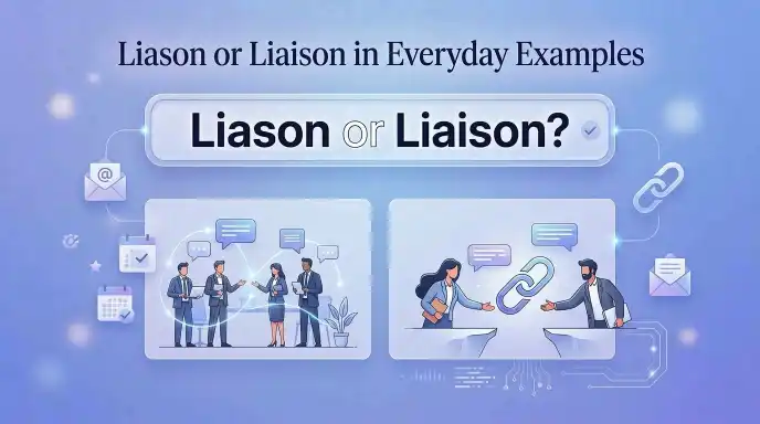Liason or Liaison in Everyday Examples