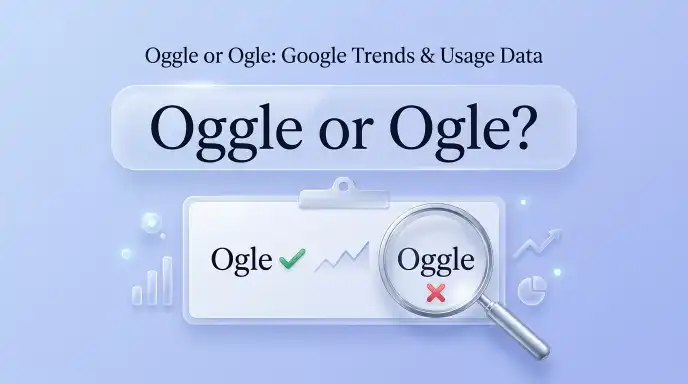 Oggle or Ogle : Google Trends & Usage Data