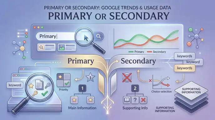 Primary or Secondary : Google Trends & Usage Data