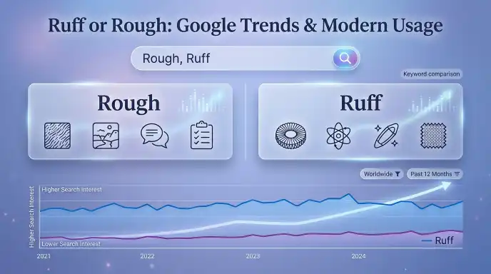 Ruff or Rough: Google Trends & Modern Usage