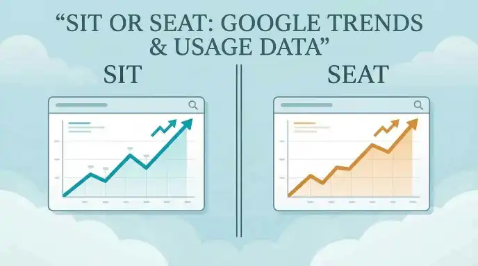 Sit or Seat : Google Trends & Usage Data