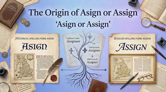 The Origin of Asign or Assign