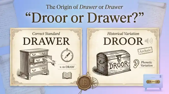 The Origin of Drawer or Drawer