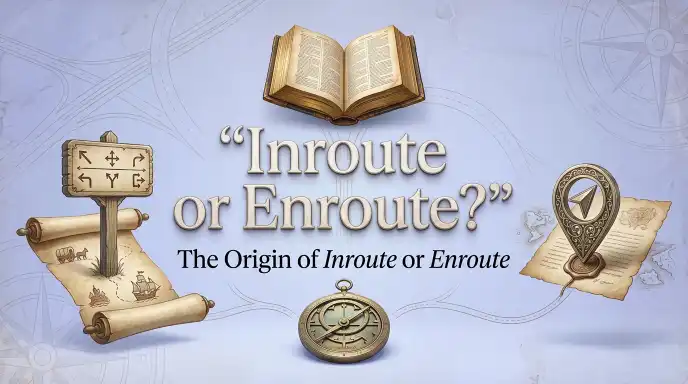 The Origin of Inroute or Enroute