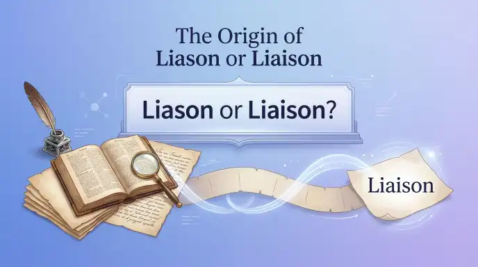 The Origin of Liason or Liaison