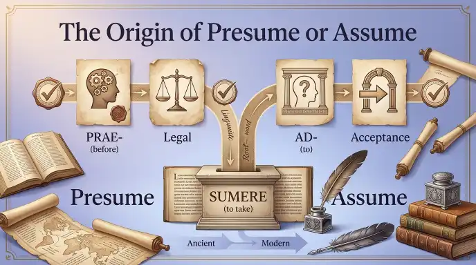 The Origin of Presume or Assume