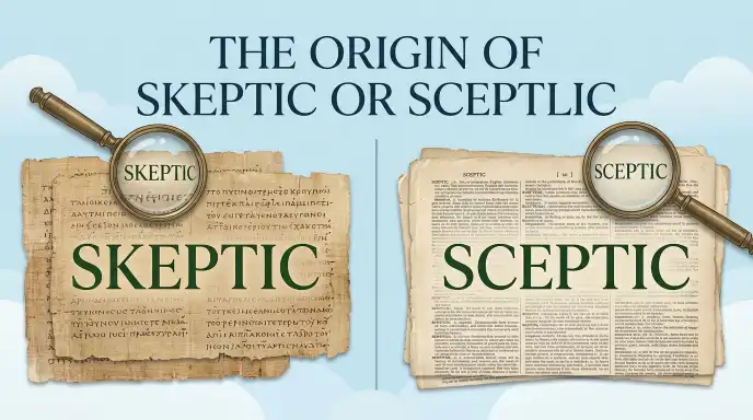 The Origin of Skeptic or Sceptic