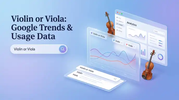 Violin or Viola : Google Trends & Usage Data