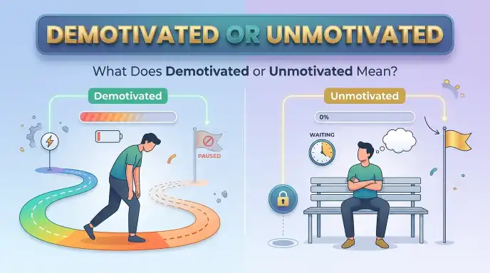What Does Demotivated or Unmotivated Mean?