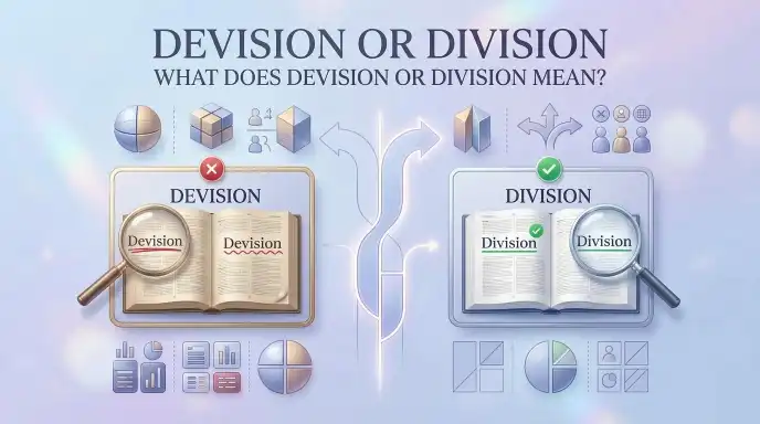 What Does Devision or Division Mean?