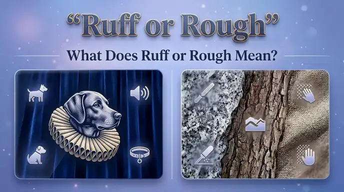 What Does Ruff or Rough Mean?