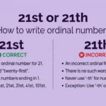 21st or 21th