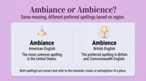 Ambiance or Ambience