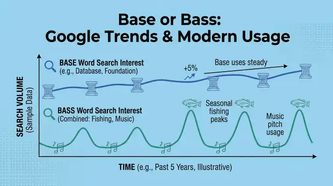 Base or Bass: Google Trends & Modern Usage