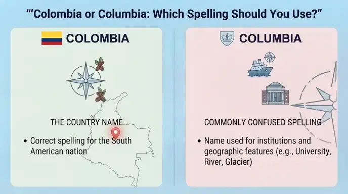 Colombia or Columbia: Which Spelling Should You Use?