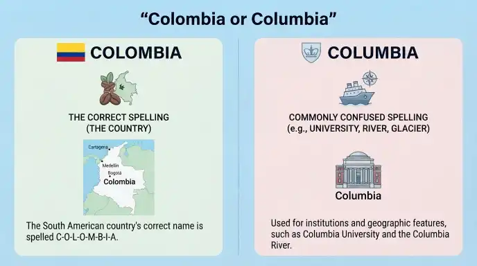 Colombia or Columbia