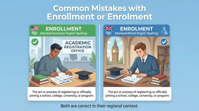 Common Mistakes with Enrollment or Enrolment