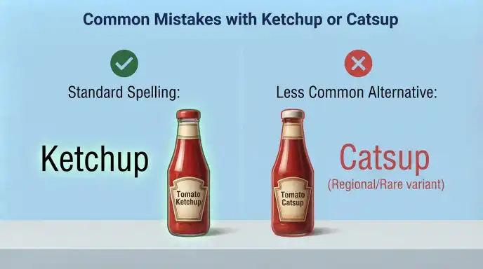 Common Mistakes with Ketchup or Catsup