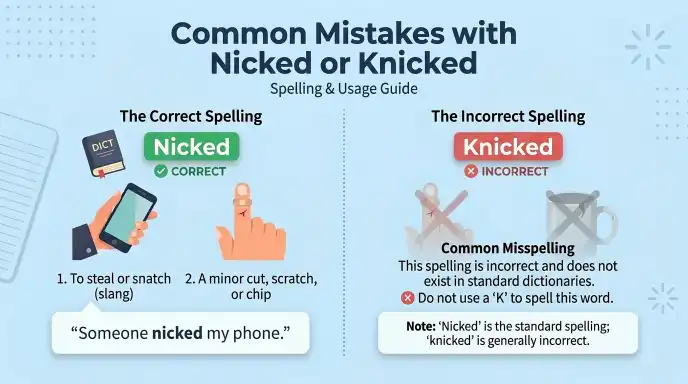 Common Mistakes with Nicked or Knicked