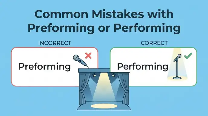 Common Mistakes with Preforming or Performing