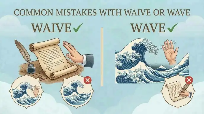 Common Mistakes with Waive or Wave