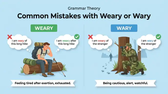 Common Mistakes with Weary or Wary