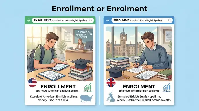 Enrollment or Enrolment