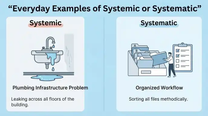 Everyday Examples of Systemic or Systematic